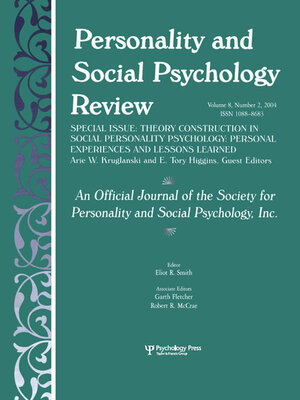 cover image of Theory Construction in Social Personality Psychology